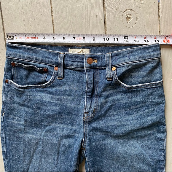 Madewell Tomboy Straight Jeans in Callan Wash Ankle Mid Rise Stretch - Picture 14 of 16